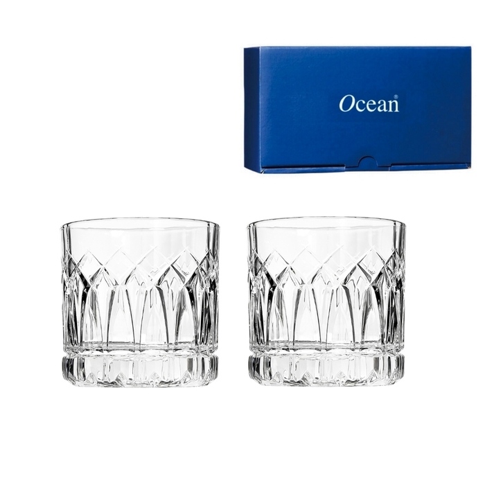 (含运)Ocean TRAZE-PST 威士忌杯-350ml/2入礼盒组✿70F006